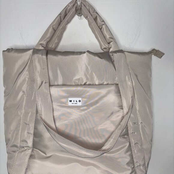 Wilo The Label CreamTrapezium Tote Double Handle Tote Bag Padded - Picture 7 of 7